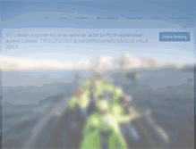 Tablet Screenshot of lofoten-explorer.no